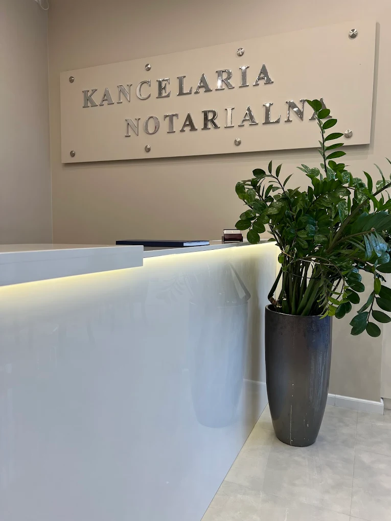 Recepcja Kancelarii Notarialnej Krzysztofa Buka